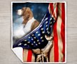 THQDOG54004 Basset Hound Quilt Blanket