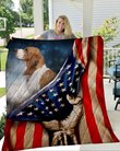 THQDOG54004 Basset Hound Quilt Blanket
