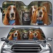 CHC2001 Basset Hound Car Sun shade