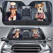 CHC1017 Jack Russell Terrier Car Sun shade