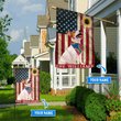 MHFCHO115 Jack Russell Terrier Hippie Personalized Flag