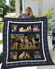 QUI21001 Jack Russell Terrier Quilt Blanket