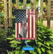 THF0186 Great Dane God Bless America Personalized Flag