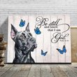 THD0138 Great Dane Matte Canvas