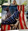 THQDOG54012 Great Dane Quilt Blanket
