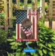 THF0151 Newfoundland God Bless Personalized Garden Flag