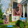 THF0174 Newfoundland God Bless America Personalized Flag