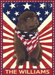 DIF3010-Newfoundland Personalized Garden Flag-House Flag