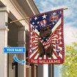 DIF6024-Newfoundland God bless america - 4th of july Personalized Flag