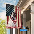 THF0175 Pug God Bless America Personalized Flag