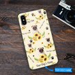 DUP1010 Pug Personalized Glass Phone Case