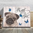 THD0128 Pug Matte Canvas
