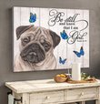 THD0128 Pug Matte Canvas