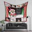 DDUSAB121103 Corgi Xmas Fleece Blanket – Made in USA