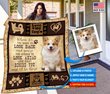 THUSAB1000 Corgi Personalized Fleece Blanket – Made in USA