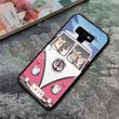 THP20070312 Hippie Corgi Glass Phone Case