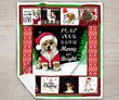 DDQ121103 Corgi Xmas Quilt Blanket