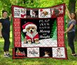 DDQ121103 Corgi Xmas Quilt Blanket