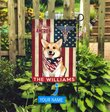 DIF7004-Corgi -Nurses- Personalized Flag