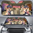 THC0119 Corgi Car Sun Shade