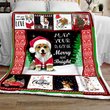 DDQ121103 Corgi Xmas Quilt Blanket