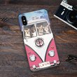 THP20070312 Hippie Corgi Glass Phone Case