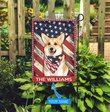 DIF4017-Corgi Personalized Flag