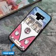 THP20070311 Hippie Corgi Personalized Glass Phone Case