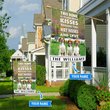 BIF2503 Beagle This Home Is Filled With Kisses Personalized Flag
