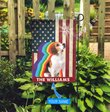 MHFCHO401 Beagle LGBT Personalized Flag