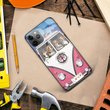 THP20070306 Hippie Beagle Glass Phone Case