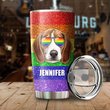 MHUCHO101 Beagle LGBT Personalized Stainless Steel Tumbler