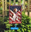 DIF4004-beagle Personalized Flag