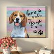 CHD0118 Beagle Matte Canvas