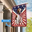 DIF3003-Beaglel Personalized Garden Flag-House Flag
