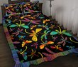 BIE0101 COLORFUL DRAGONFLY Quilt Bed Set