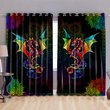DIWA004-Dragon 2 WINDOW CURTAINS