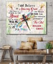 THD0137 I still believe in amazing grace Dragonflies Matte Canvas