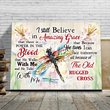 THD0137 I still believe in amazing grace Dragonflies Matte Canvas