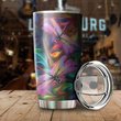 BIU0302 Dragonfly Light Color Stainless Steel Tumbler