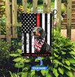 BIF20070405 Dachshund Firefighter Personalized Flag