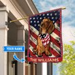 DIF4001-Dachshund Personalized Garden Flag-House Flag