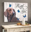 THD0112 Dachshund Matte Canvas