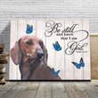 THD0112 Dachshund Matte Canvas