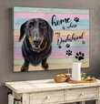 CHD0120 Dachshund Matte Canvas