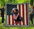 Black Dachshund Quilt Bed Set & Quilt Blanket
