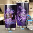MHUCHO205 A Girl Who Loves Dachshunds Personalized Stainless Steel Tumbler