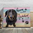 CHD0120 Dachshund Matte Canvas