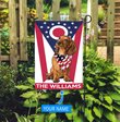 DIFDS1008-Dachshund Ohio Personalized Flag