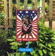 DIF3017-BLACK Dachshund Personalized Flag